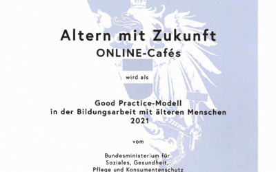 Auszeichnung für AmZ-Online-Cafés